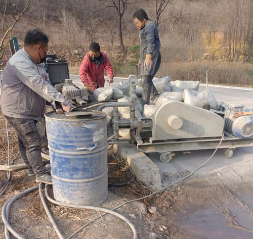 涪陵路面下沉注浆